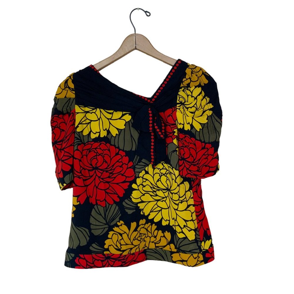 Anthropologie Leifsdottir silk blouse. Size 4